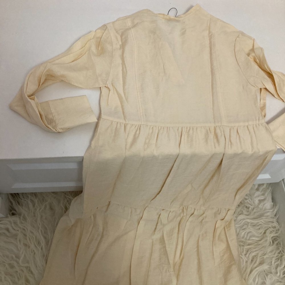 VINCE Mock Neck Midi Length Dress - Picture 14 of 14